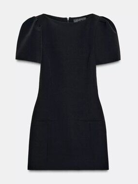 Zara short pleated pocket dress